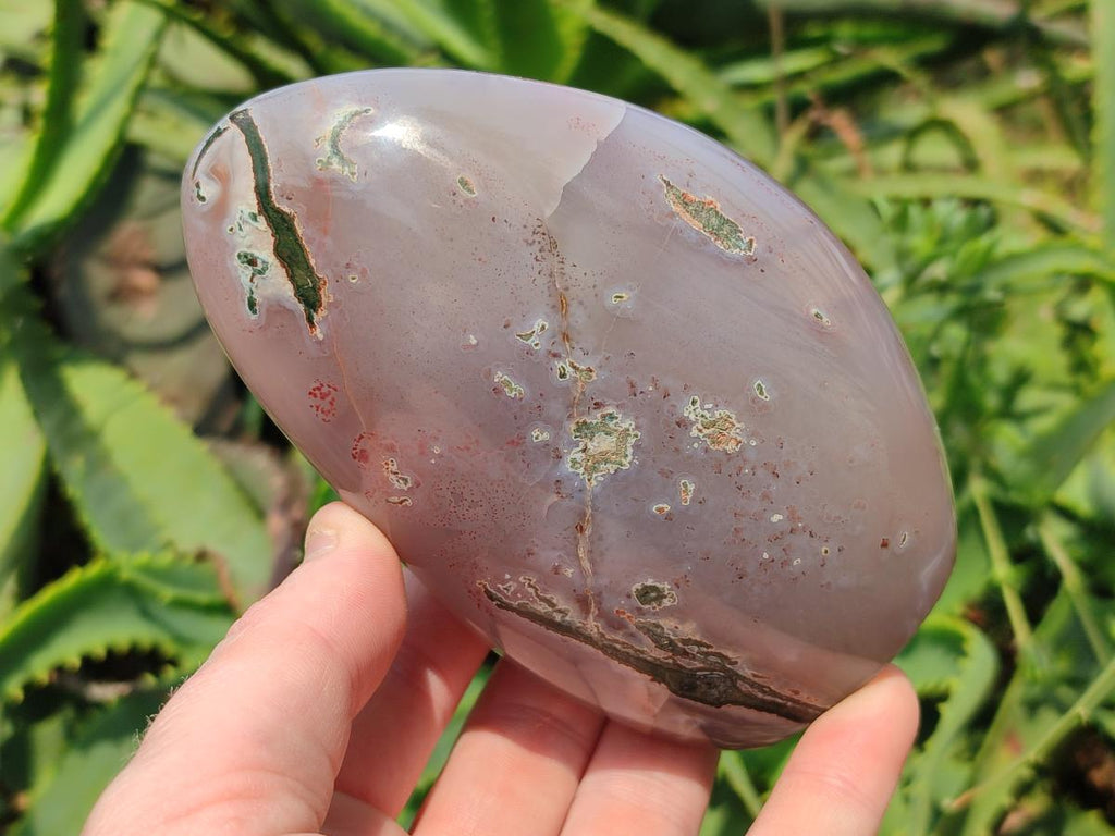 Polished Red Shashe River Agate Standing Display Pieces x 3 From Shashe River, Zimbabwe