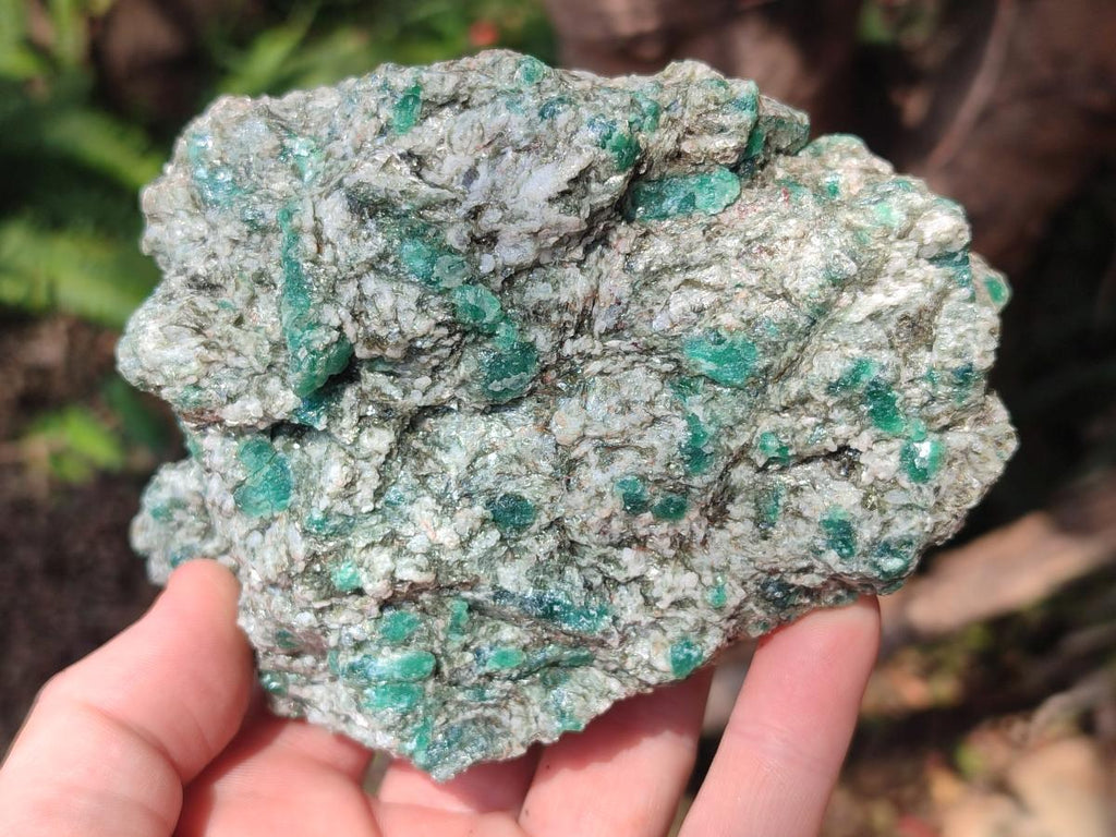Natural Emerald Mica 'Mutokolite' Cobbed Specimens x 3 From Mutoko, Zimbabwe