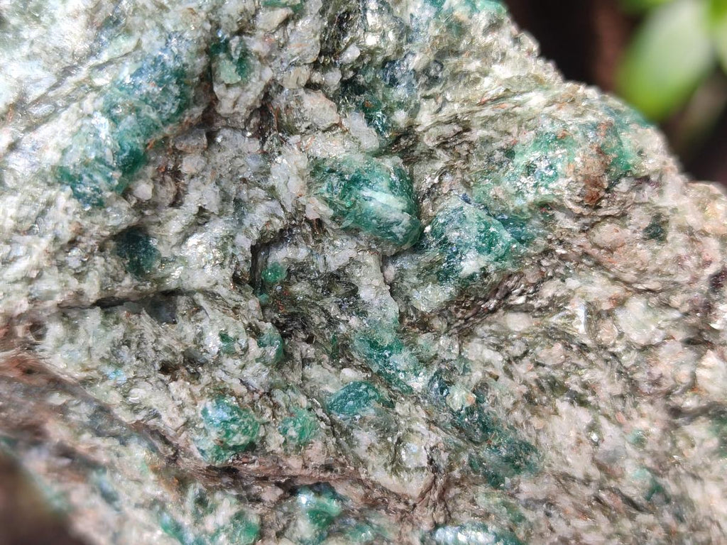 Natural Emerald Mica 'Mutokolite' Cobbed Specimens x 3 From Mutoko, Zimbabwe