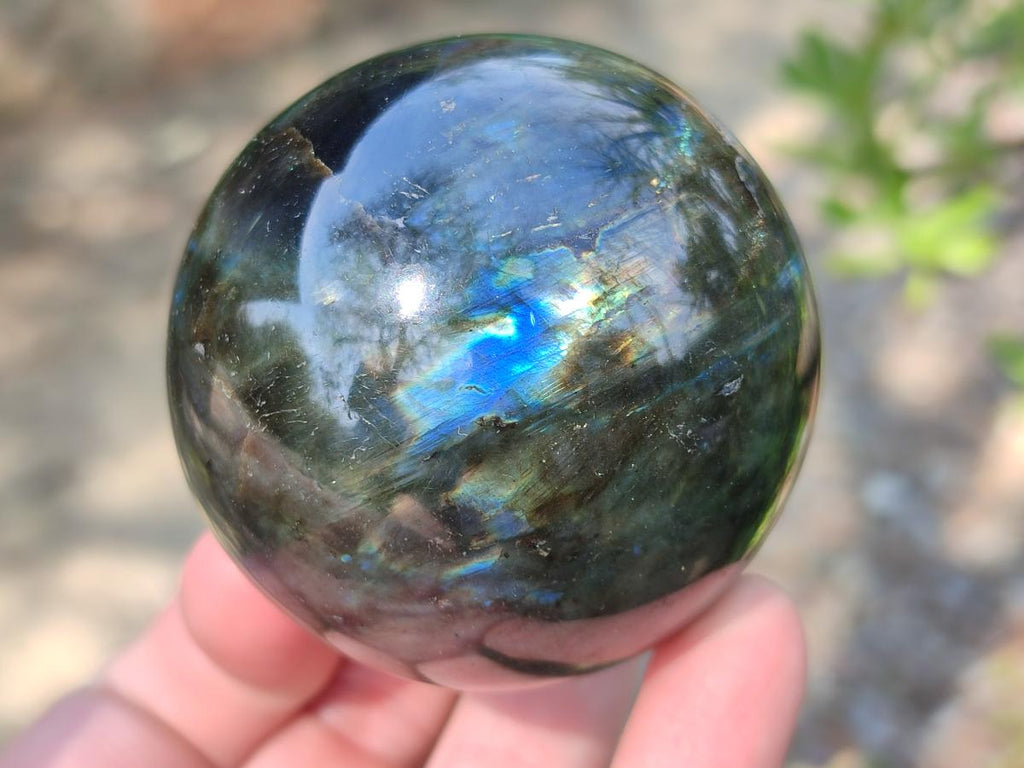 Polished Labradorite Spheres x 6 From Madagascar