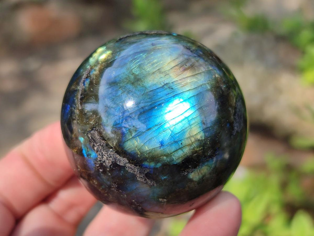 Polished Labradorite Spheres x 6 From Madagascar