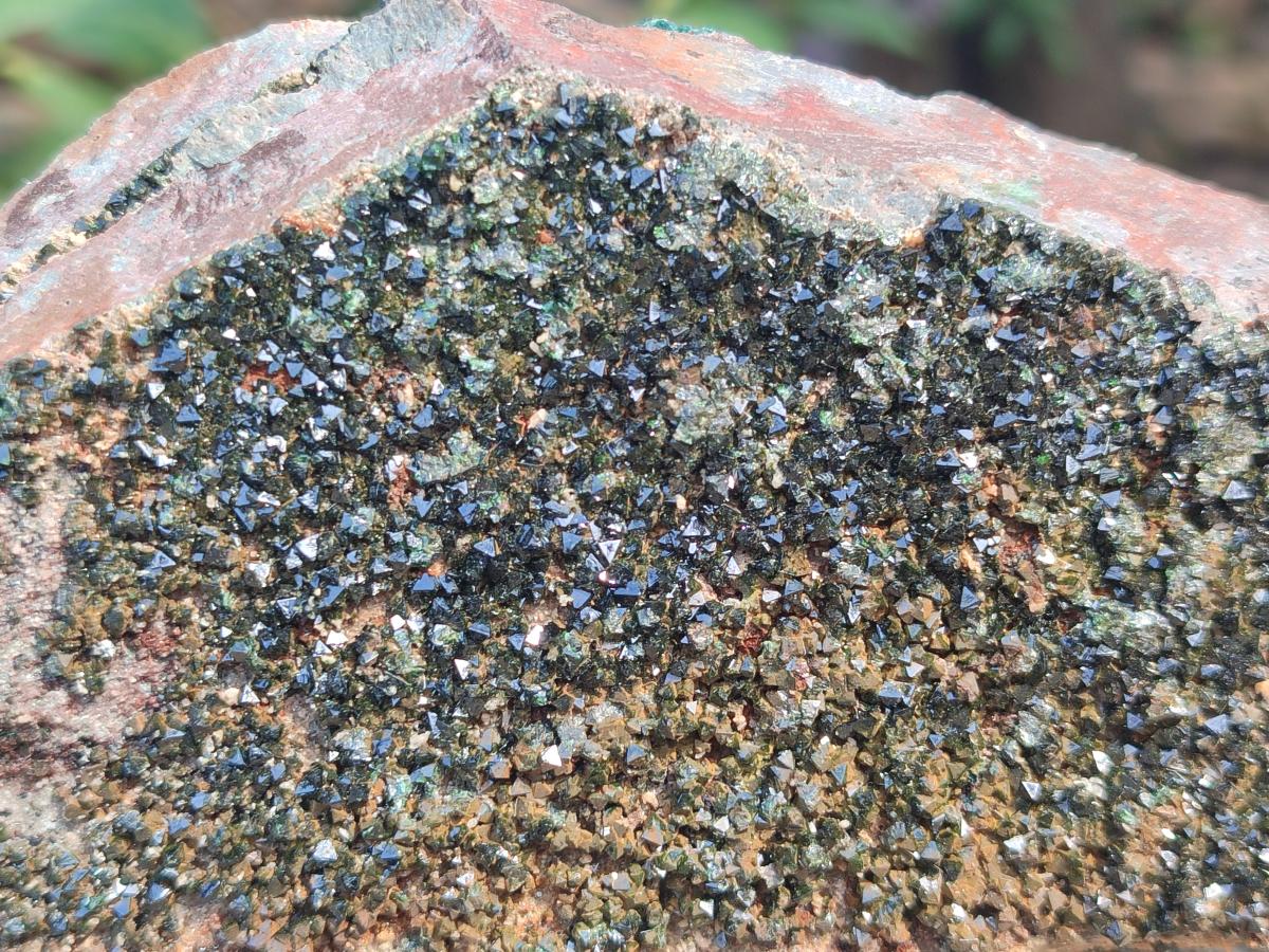 Natural Crystalline Libethenite Specimens on Dolomite Matrix x 4 From Shituru, Congo