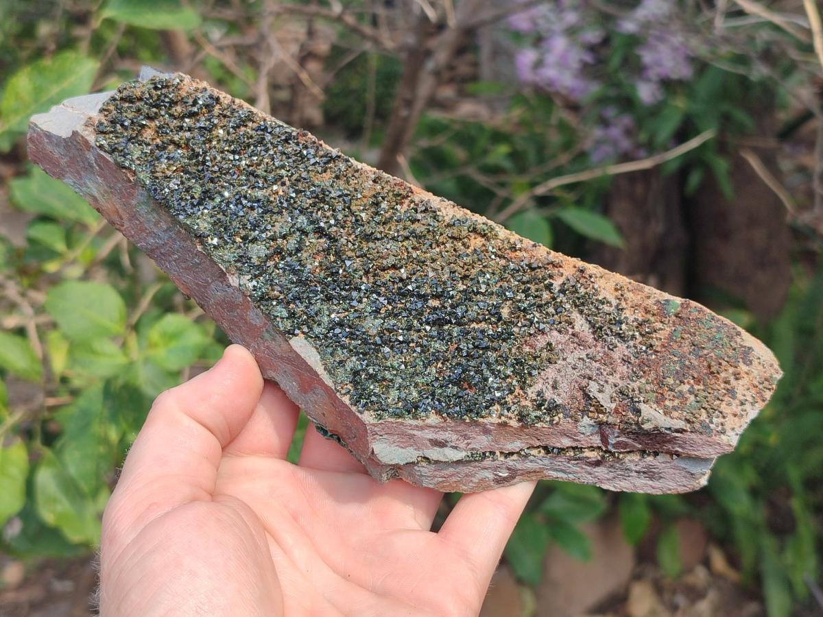 Natural Crystalline Libethenite Specimens on Dolomite Matrix x 4 From Shituru, Congo