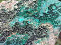 Natural Crystalline Libethenite Specimens on Dolomite Matrix x 4 From Shituru, Congo