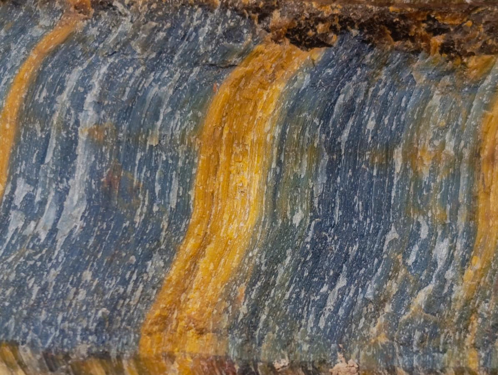 Natural XL Golden Blue Tigers Eye Slab x 1 From Prieska, South Africa