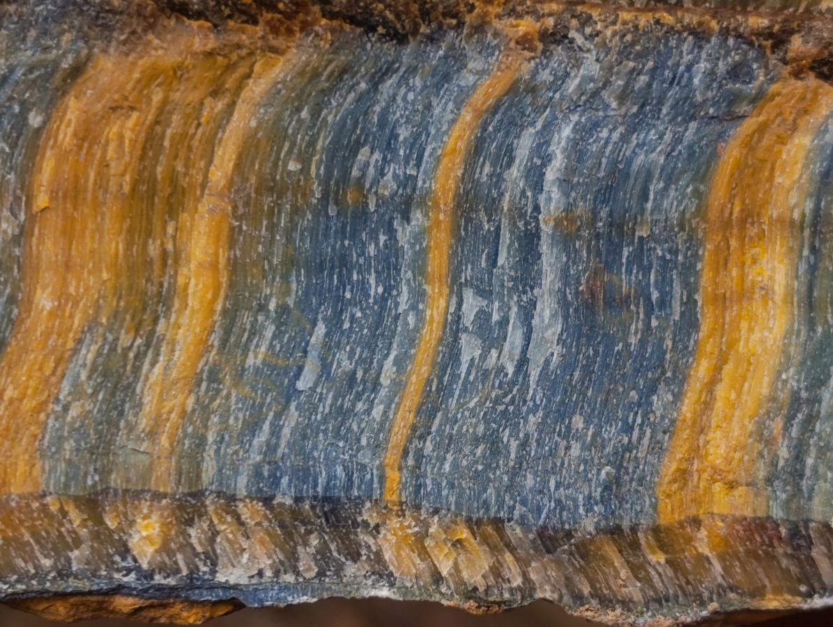 Natural XL Golden Blue Tigers Eye Slab x 1 From Prieska, South Africa