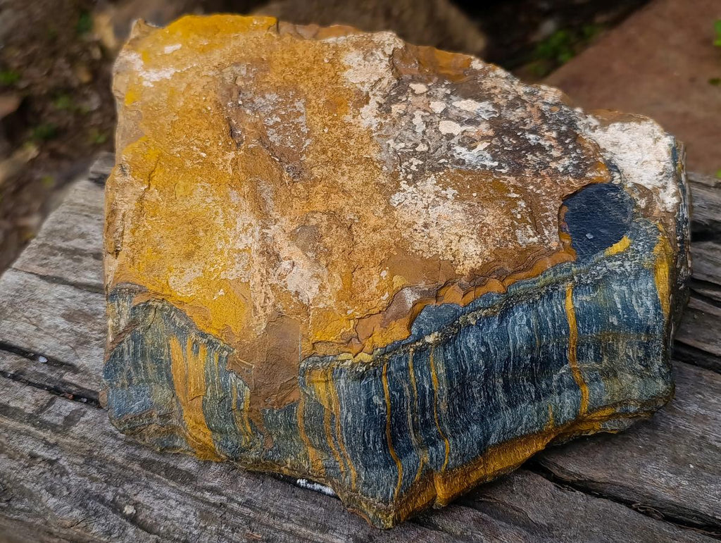 Natural XL Golden Blue Tigers Eye Slab x 1 From Prieska, South Africa