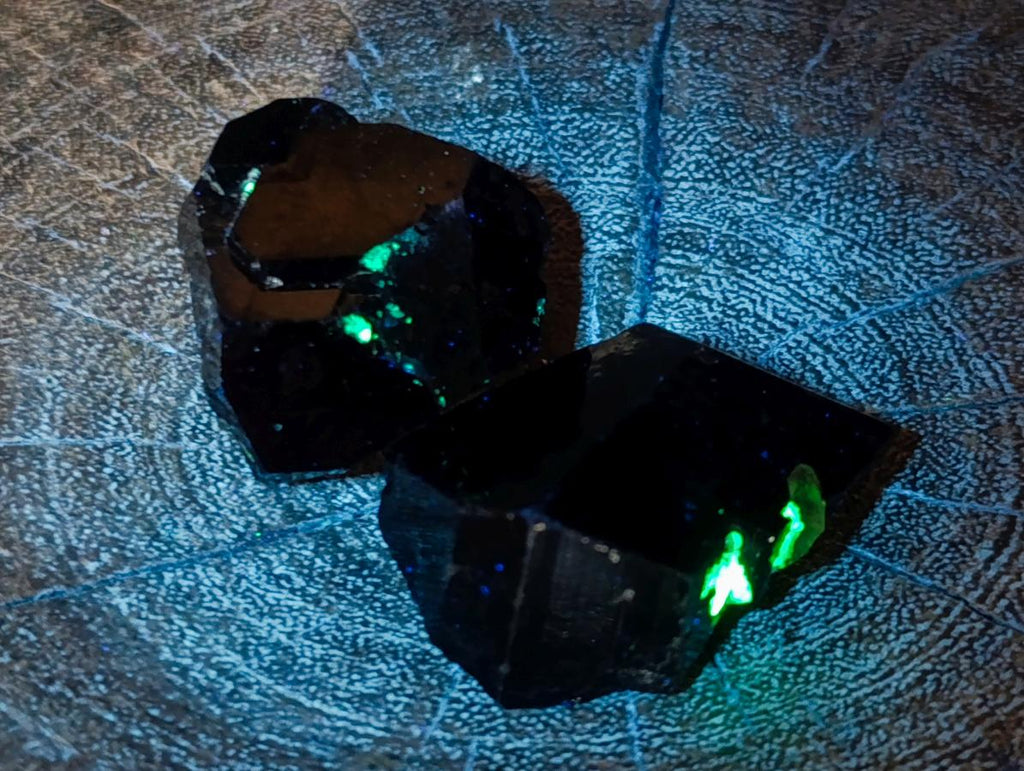Natural Schorl Black Tourmaline Specimens x 53 From Erongo, Namibia