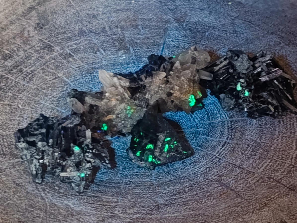 Natural Schorl Black Tourmaline Specimens x 53 From Erongo, Namibia