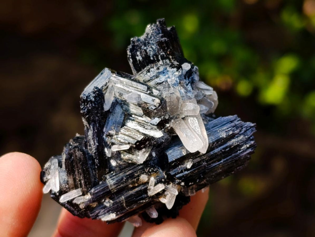 Natural Schorl Black Tourmaline Specimens x 53 From Erongo, Namibia