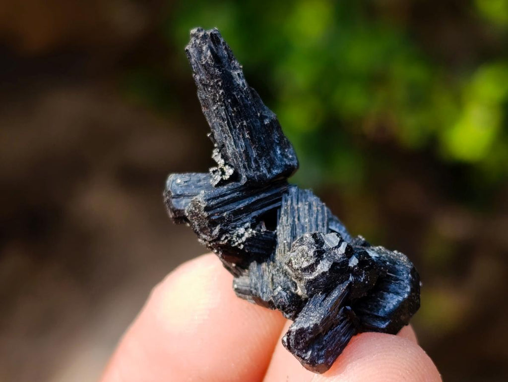 Natural Schorl Black Tourmaline Specimens x 53 From Erongo, Namibia