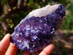 Polished Large One Side Lithium Silver Leaf Lepidolite x 6 From Zimbabwe