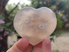 Polished Banded Agate Hearts x 6 From Madagascar
