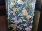 Polished Large Rare "Water Sapphire" Tower with Sillimanite Spots x 1 From Ambatofinandrahana, Madagascar