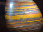 Polished Banded Tiger Iron Standing Display Pieces x 4 From South Africa