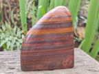Polished Banded Tiger Iron Standing Display Pieces x 4 From South Africa