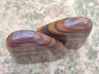 Polished Banded Tiger Iron Standing Display Pieces x 4 From South Africa