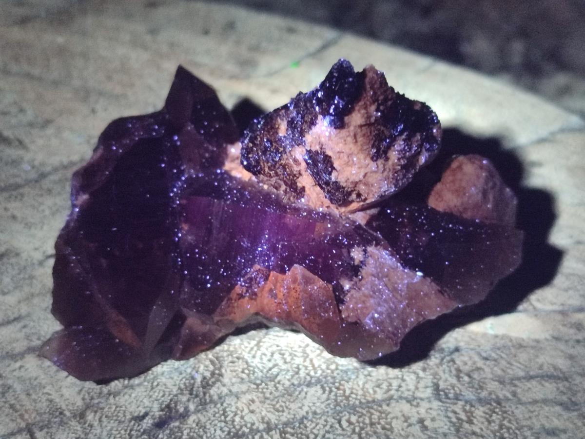 Natural Smokey Quartz Clusters with Feldspar and Schorl Black Tourmaline x 3 From Erongo, Namibia