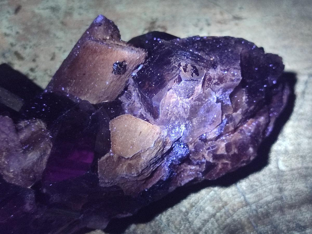 Natural Smokey Quartz Clusters with Feldspar and Schorl Black Tourmaline x 3 From Erongo, Namibia