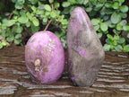 Polished Stichtite Standing Display Pieces x 2 From Barberton, South Africa