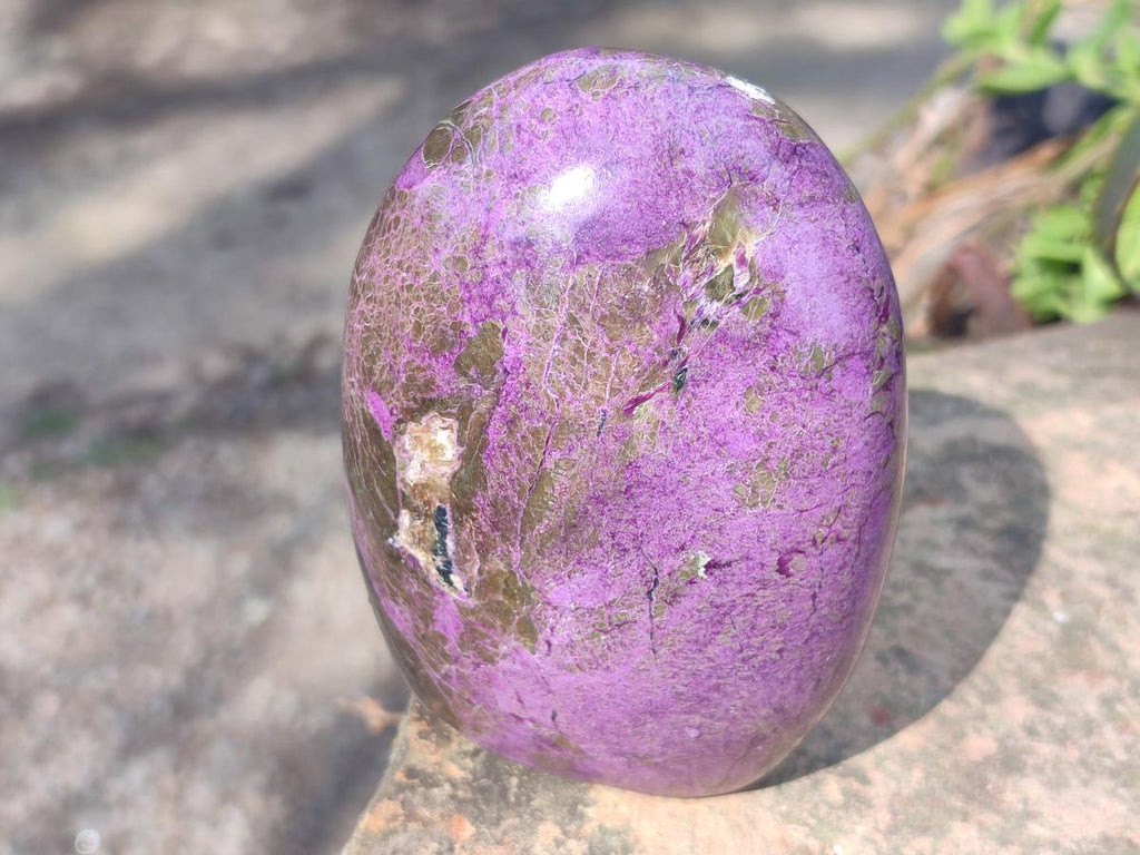 Polished Stichtite Standing Display Pieces x 2 From Barberton, South Africa