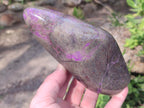 Polished Stichtite Standing Display Pieces x 2 From Barberton, South Africa