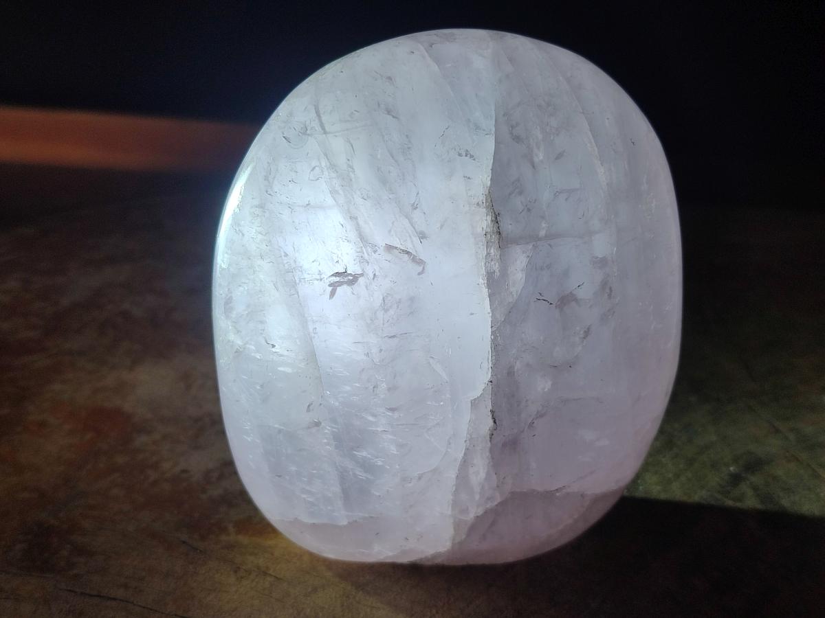 Polished Rose Quartz Standing Display Pieces x 7 From Zimbabwe
