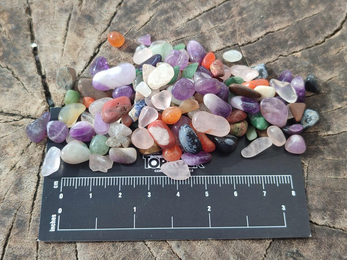 Polished Mix of Tumbled Stone Bags of 1kg Lots x 6 From Southern Africa