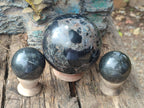 Polished Mix of Multi Mineral Spheres x 3 From Swaziland