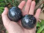Polished Mix of Multi Mineral Spheres x 3 From Swaziland