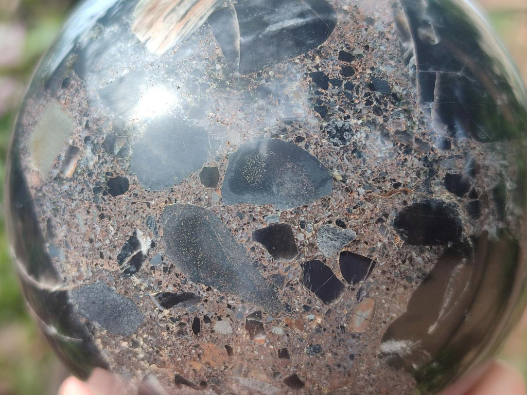 Polished Mix of Multi Mineral Spheres x 3 From Swaziland