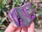 Natural Metallic Cobbed Purpurite Specimens x 12 From Erongo, Namibia