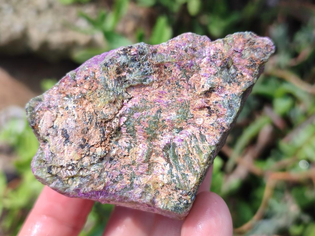 Natural Cobbed Stichtite Specimens x 12 From Barberton, South Africa
