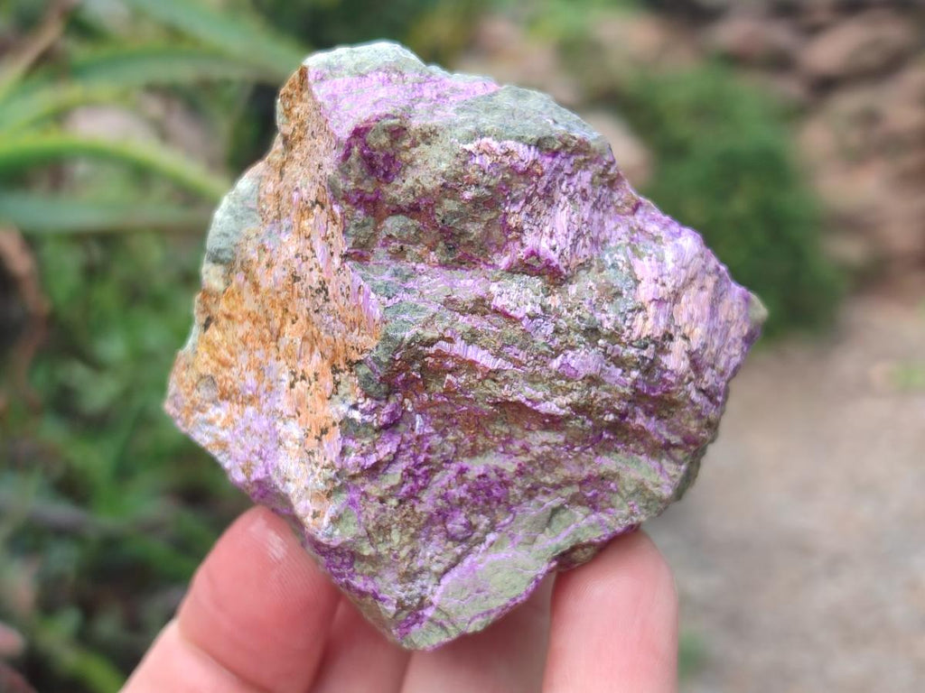 Natural Cobbed Stichtite Specimens x 12 From Barberton, South Africa