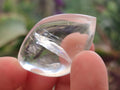 Polished Rock Crystal Quartz "Angel Tears" Free Forms x 35 From Madagascar