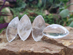 Polished Rock Crystal Quartz "Angel Tears" Free Forms x 35 From Madagascar