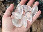 Polished Rock Crystal Quartz "Angel Tears" Free Forms x 35 From Madagascar