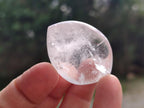 Polished Rock Crystal Quartz "Angel Tears" Free Forms x 35 From Madagascar