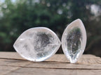 Polished Rock Crystal Quartz "Angel Tears" Free Forms x 35 From Madagascar