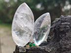 Polished Rock Crystal Quartz "Angel Tears" Free Forms x 35 From Madagascar