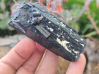 Natural Schorl Black Tourmaline Crystal Specimens with Associated Minerals x 13 From Erongo, Namibia