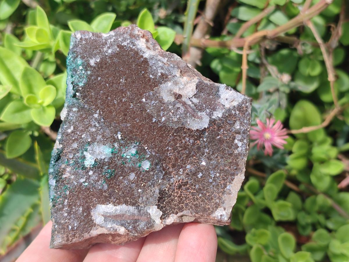 Natural Hemimorphite Specimens with Malachite on Dolomite Matrix x 4 From Lupoto Mine, Congo