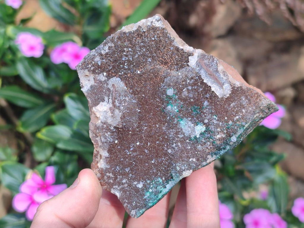 Natural Hemimorphite Specimens with Malachite on Dolomite Matrix x 4 From Lupoto Mine, Congo