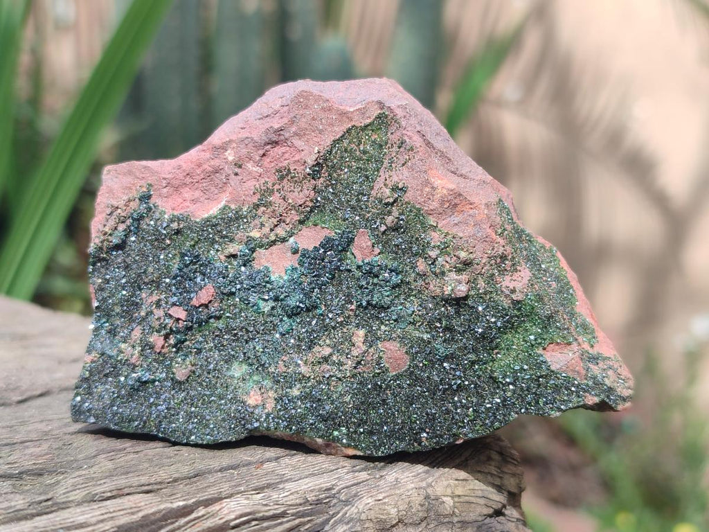 Natural Hemimorphite Specimens with Malachite on Dolomite Matrix x 4 From Lupoto Mine, Congo