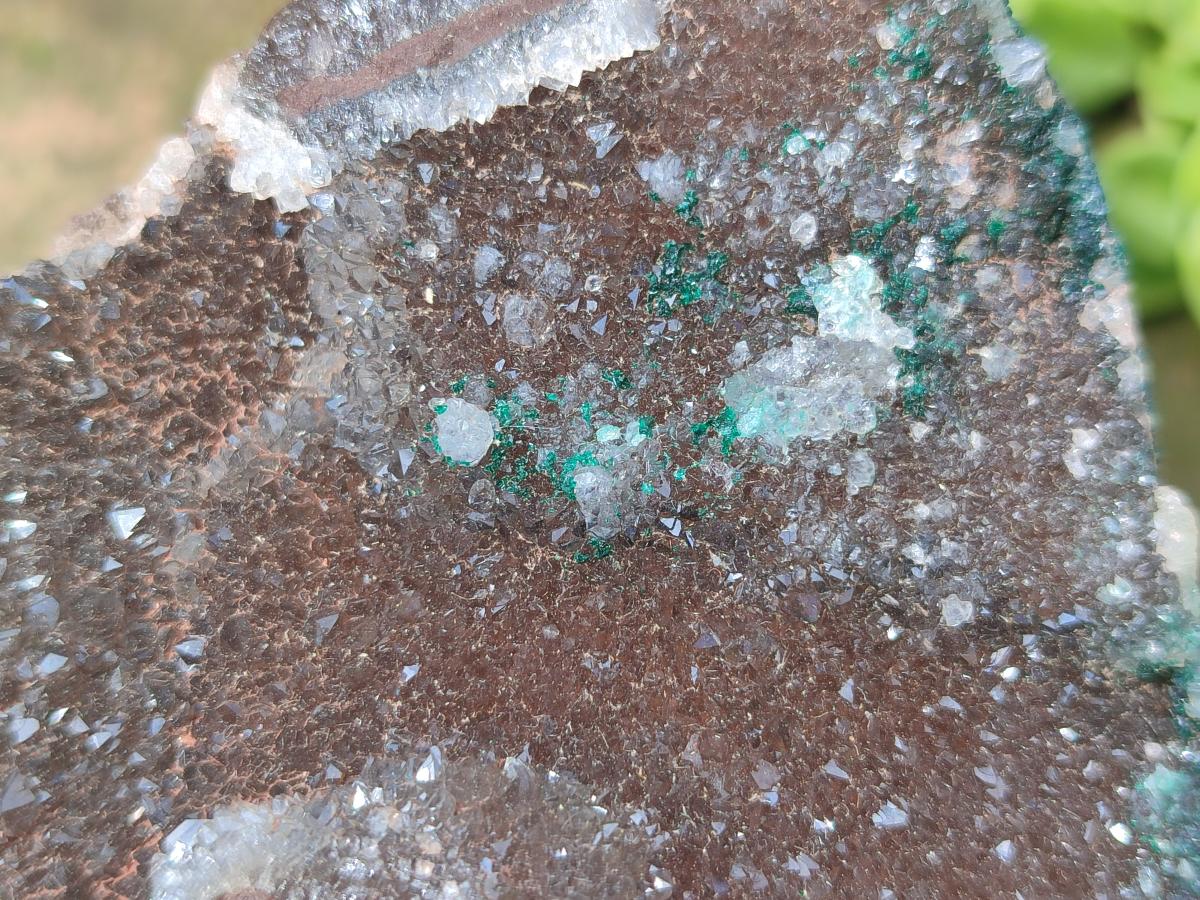 Natural Hemimorphite Specimens with Malachite on Dolomite Matrix x 4 From Lupoto Mine, Congo