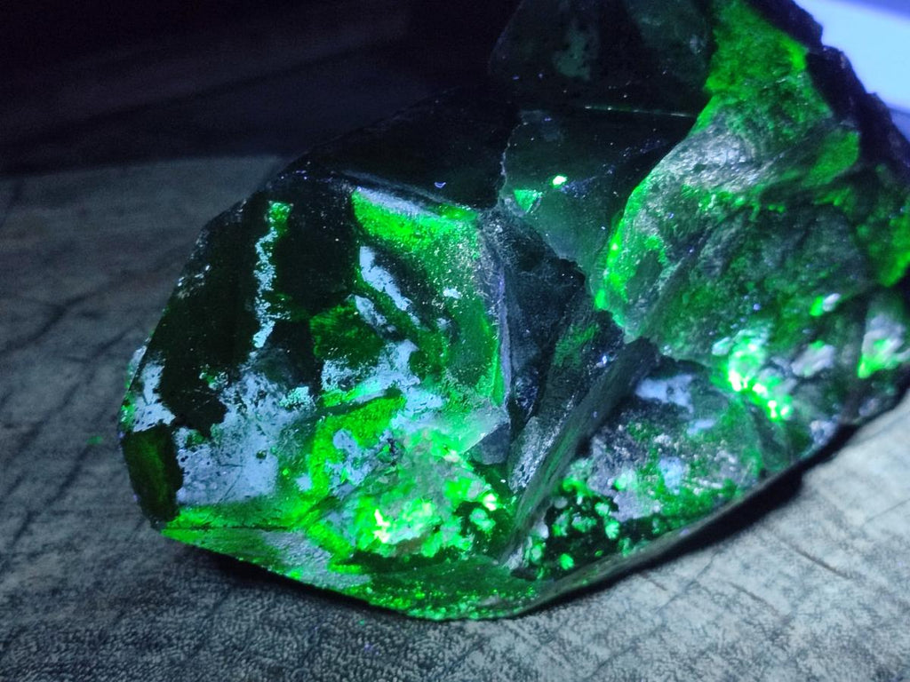 Natural Smokey Quartz Crystals with Black Tourmaline and Hyalite Opal x 3 From Erongo, Namibia