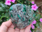 Polished Emerald Mica 'Mutokolite' Standing Display Pieces x 3 From Mutoko, Zimbabwe