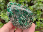 Polished Emerald Mica 'Mutokolite' Standing Display Pieces x 3 From Mutoko, Zimbabwe