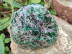 Polished Emerald Mica 'Mutokolite' Standing Display Pieces x 3 From Mutoko, Zimbabwe