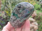 Polished Emerald Mica 'Mutokolite' Standing Display Pieces x 3 From Mutoko, Zimbabwe